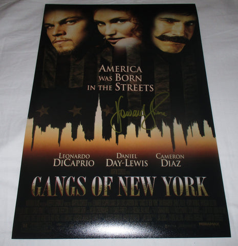 HOWARD SHORE SIGNED GANGS OF NEW YORK 12X18 MOVIE POSTER