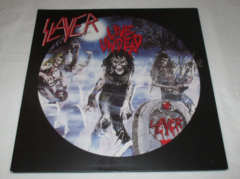 KERRY KING SIGNED SLAYER LIVE UNDEAD VINYL RECORD