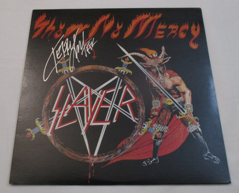 KERRY KING SIGNED SLAYER SHOW NO MERCY VINYL RECORD