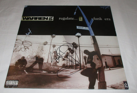 WARREN G SIGNED REGULATE... G FUNK ERA VINYL RECORD