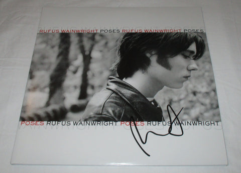 RUFUS WAINWRIGHT SIGNED POSES VINYL RECORD