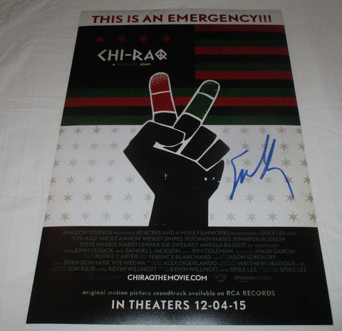 SPIKE LEE SIGNED CHI-RAQ 12X18 MOVIE POSTER