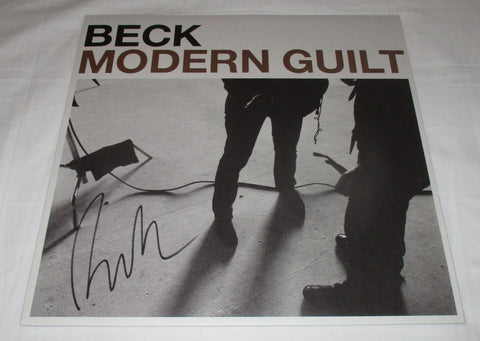 BECK HANSEN SIGNED MODERN GUILT VINYL RECORD JSA