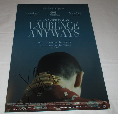 XAVIER DOLAN SIGNED LAURENCE ALWAYS 12X18 MOVIE POSTER