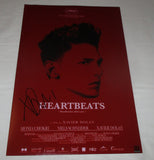 XAVIER DOLAN SIGNED HEARTBEATS 12X18 MOVIE POSTER