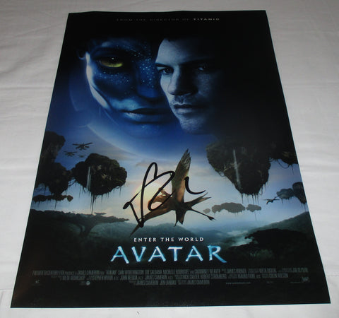 SAM WORTHINGTON SIGNED AVATAR 12X18 MOVIE POSTER
