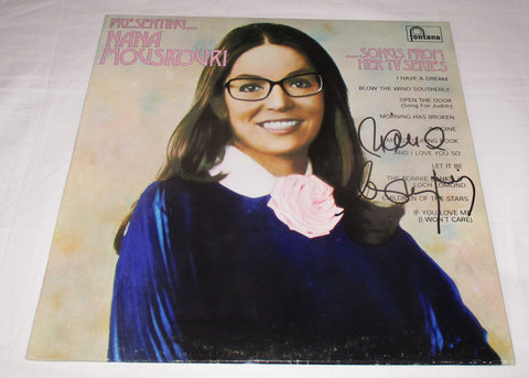 NANA MOUSKOURI SIGNED PRESENTING ... SONGS FROM HER TV SERIES VINYL RECORD