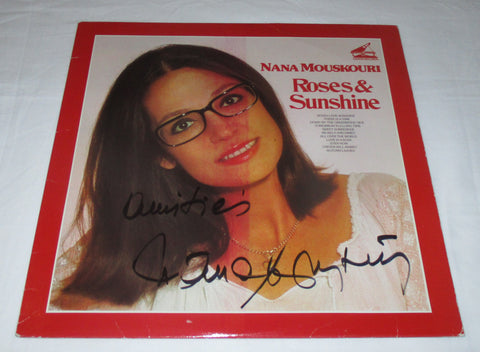 NANA MOUSKOURI SIGNED ROSES & SUNSHINE VINYL RECORD