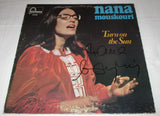 NANA MOUSKOURI SIGNED TURN ON THE SUN VINYL RECORD