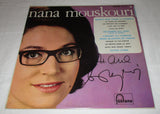 NANA MOUSKOURI SIGNED VINYL RECORD