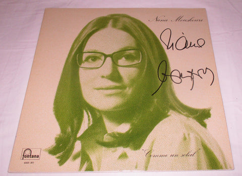 NANA MOUSKOURI SIGNED COMME UN SOLEIL VINYL RECORD