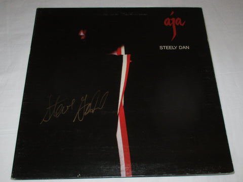 STEVE GADD SIGNED STEELY DAN AJA VINYL RECORD