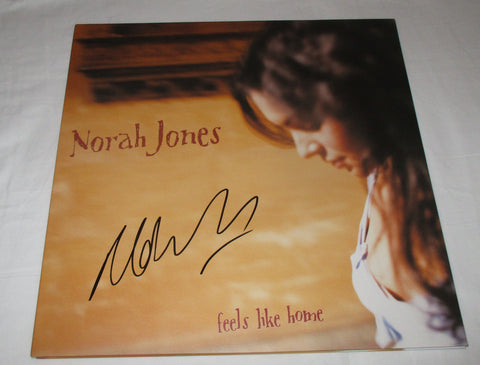 NORAH JONES SIGNED FEELS LIKE HOME VINYL RECORD