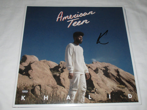 KHALID SIGNED AMERICAN TEEN VINYL RECORD JSA