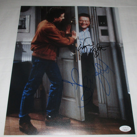 JERRY SEINFELD & WAYNE KNIGHT SIGNED SEINFELD 11X14 PHOTO JSA