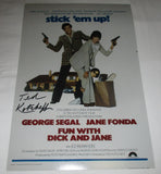 TED KOTCHEFF SIGNED FUN WITH DICK AND JANE 12X18 MOVIE POSTER 2