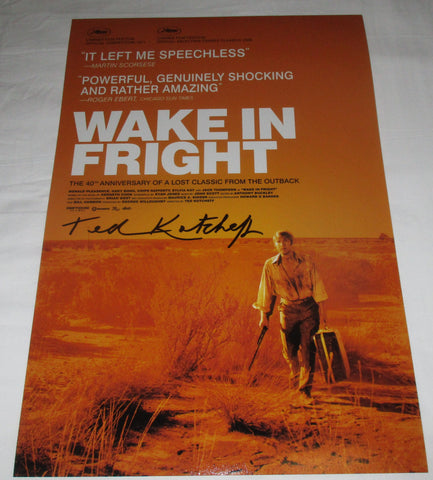 TED KOTCHEFF SIGNED WAKE IN FRIGHT 12X18 MOVIE POSTER