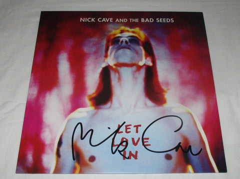 NICK CAVE SIGNED LET LOVE IN VINYL RECORD