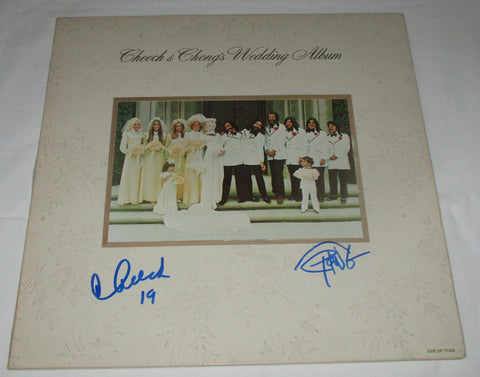 TOMMY CHONG & CHEECH MARIN SIGNED CHEECH & CHONG WEDDING ALBUM VINYL RECORD JSA