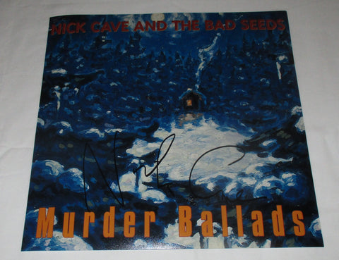 NICK CAVE SIGNED MURDER BALLADS 12X12 PHOTO