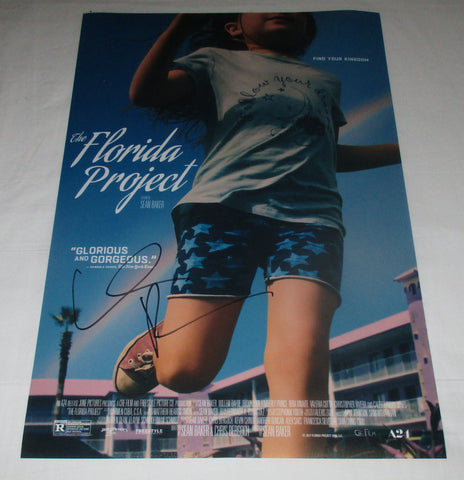 WILLEM DAFOE SIGNED THE FLORIDA PROJECT 12X18 MOVIE POSTER