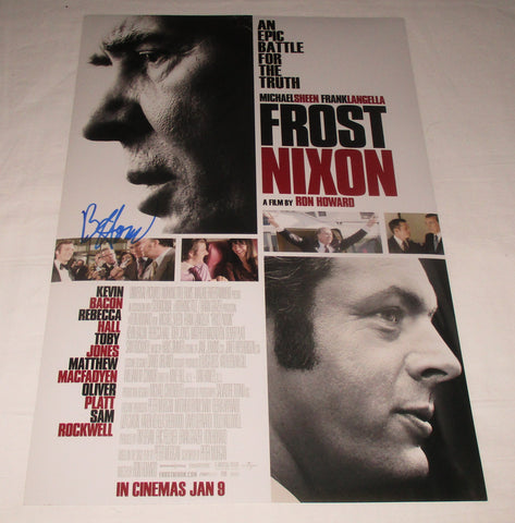 RON HOWARD SIGNED FROST NIXON 12X18 MOVIE POSTER