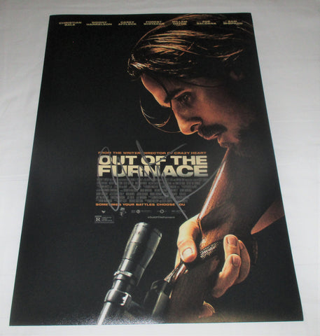 CHRISTIAN BALE SIGNED OUT OF THE FURNACE 12X18 MOVIE POSTER
