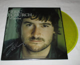 ERIC CHURCH SIGNED CAROLINA VINYL RECORD JSA