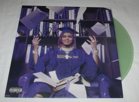 LIL PUMP SIGNED HARVERD DROPOUT VINYL RECORD JSA