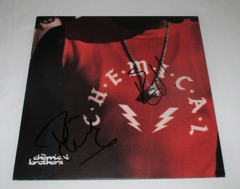 THE CHEMICAL BROTHERS SIGNED CHEMICAL VINYL RECORD JSA