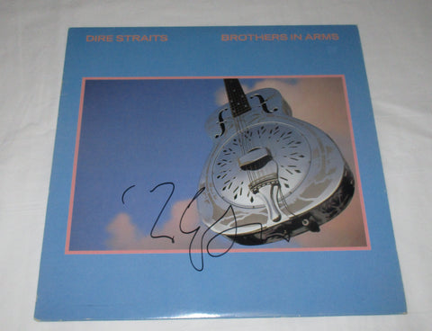 MARK KNOPFLER SIGNED DIRE STRAITS BROTHERS IN ARMS VINYL RECORD JSA