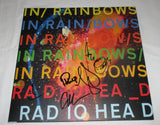 RADIOHEAD SIGNED IN RAINBOWS VINYL RECORD JSA