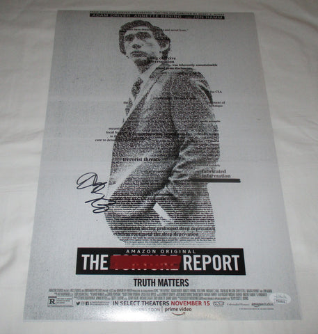ADAM DRIVER SIGNED THE REPORT 12X18 MOVIE POSTER JSA