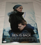 LUCAS HEDGES SIGNED BEN IS BACK 12X18 MOVIE POSTER JSA