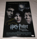DANIEL RADCLIFFE SIGNED HARRY POTTER AND THE PRISONER OF AZKABAN 12X18 POSTER JSA