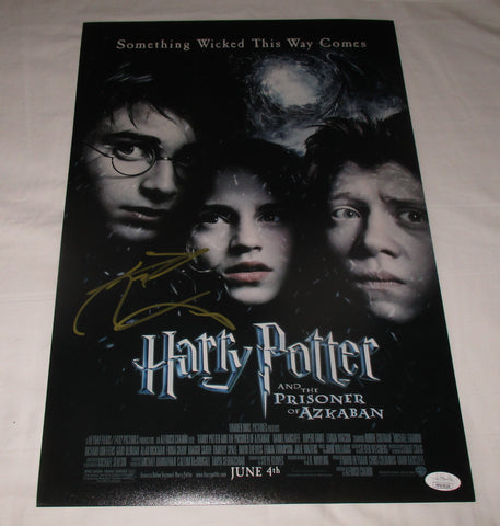 DANIEL RADCLIFFE SIGNED HARRY POTTER AND THE PRISONER OF AZKABAN 12X18 POSTER JSA