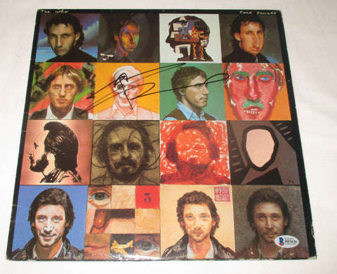 PETE TOWNSHEND SIGNED THE WHO FACES DANCE VINYL RECORD BAS BECKETT