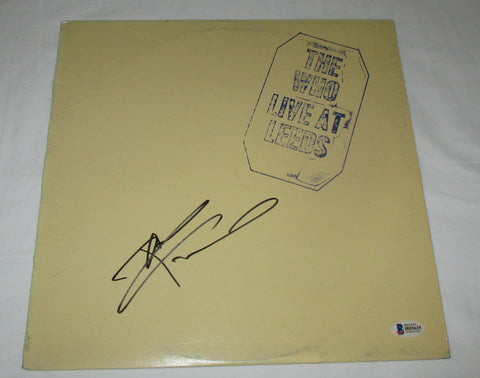 PETE TOWNSHEND SIGNED THE WHO LIVE AT LEEDS VINYL RECORD BAS BECKETT