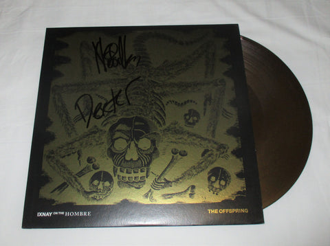 THE OFFSPRING SIGNED IXNAY ON THE HOMBRE VINYL RECORD JSA