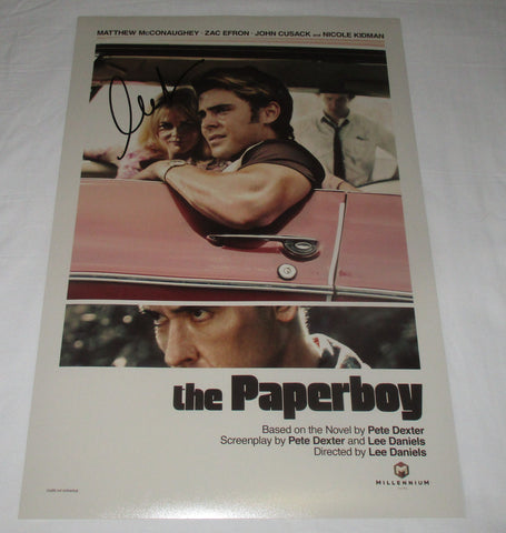 LEE DANIELS SIGNED THE PAPERBOY 12X18 MOVIE POSTER