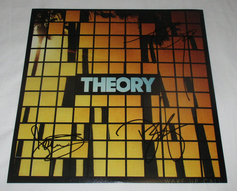THEORY OF A DEADMAN SIGNED WAKE UP CALL 12X12 PHOTO