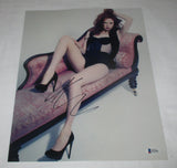 KAREN GILLAN SIGNED 11X14 PHOTO BAS BECKETT
