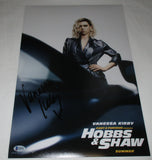 VANESSA KIRBY SIGNED FAST & FURIOUS: HOBBS & SHAW 12X18 POSTER BAS BECKETT