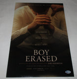 LUCAS HEDGES SIGNED BOY ERASED 12X18 POSTER BAS BECKETT