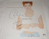 CELINE DION SIGNED FALLING INTO YOU VINYL RECORD BAS BECKETT