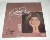 CELINE DION SIGNED C'EST POUR TOI VINYL RECORD BAS BECKETT