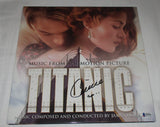 CELINE DION SIGNED TITANIC VINYL RECORD BAS BECKETT