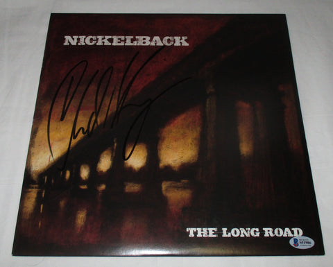 CHAD KROEGER SIGNED NICKELBACK THE LONG ROAD VINYL RECORD BAS BECKETT