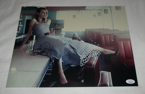 EMMA STONE SIGNED 11X14 PHOTO JSA