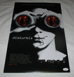 SHIA LABEOUF SIGNED DISTURBIA 12X18 MOVIE POSTER JSA